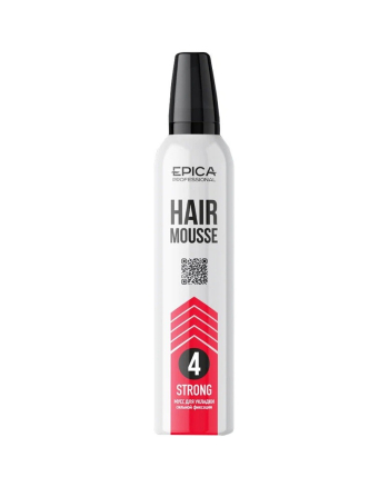 Epica Professional Hair Mousse Strong - Мусс для укладки сильной фиксации, 250 мл - hairs-russia.ru